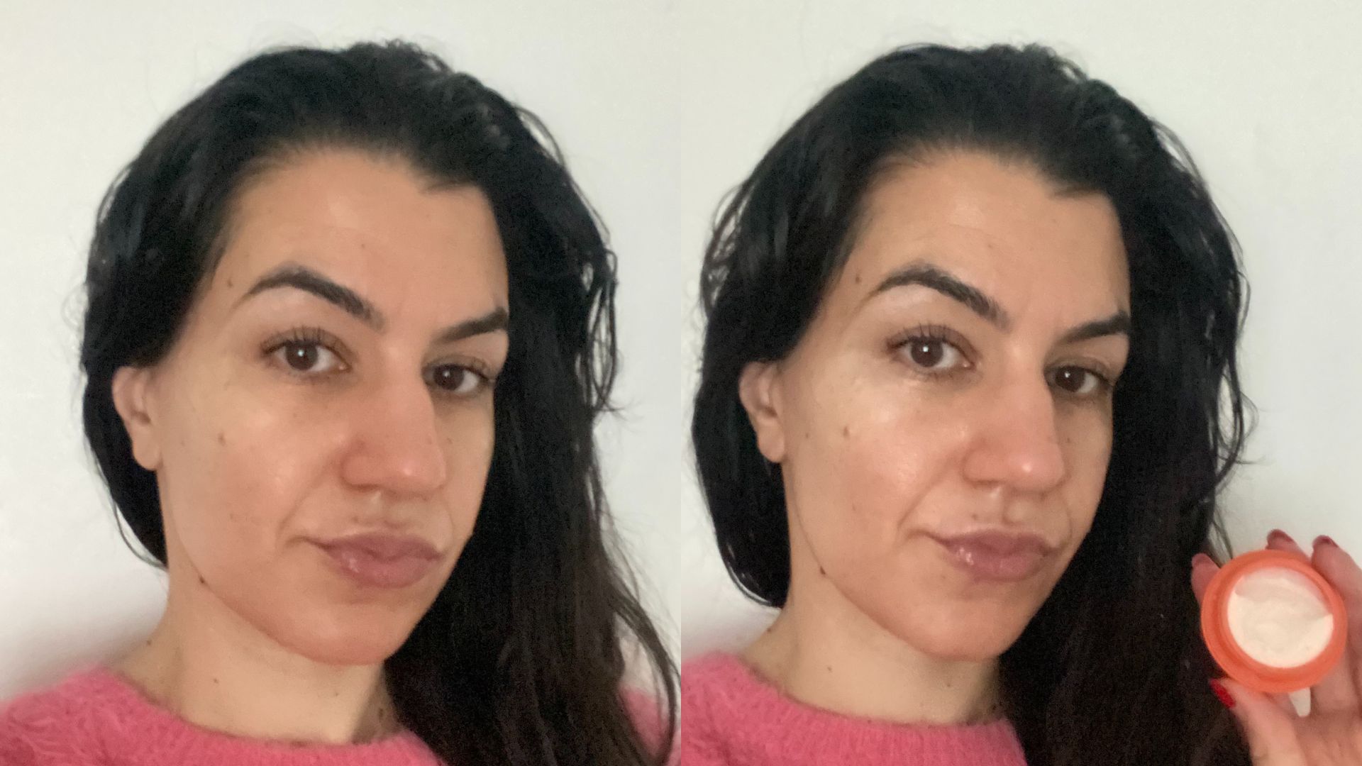 Vanessa before and after using Tatcha The Brightening Eye Cream | Space NK Vanessa before and after using Tatcha The Brightening Eye Cream | Space NK